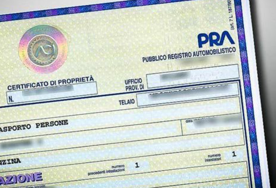 Cambio di Proprietà Moto