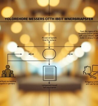 Immagine di un'infografica con uno sfondo sfocato dell'ufficio e un organigramma aziendale al centro.