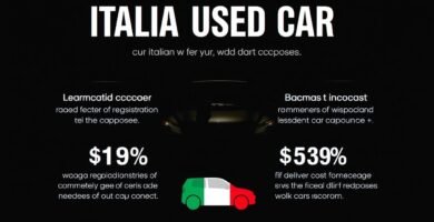 Immagine su sfondo nero di un gruppo di auto con informazioni sul passaggio di proprietà