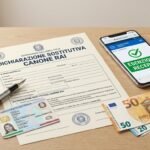 Immagine ravvicinata di un documento con il nome dell'oggetto, documenti d'identità, banconote e un telefono cellulare.