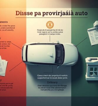 Immagine di un'infografica con informazioni e un'auto sullo sfondo al centro