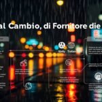 Immagine di un'infografica con informazioni sul trasferimento del servizio gas con le strade della città sullo sfondo
