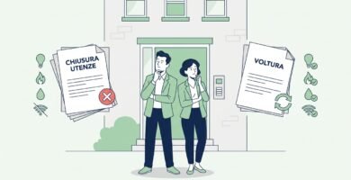 Illustrazione in stile fumetto disegnata a mano su sfondo bianco, raffigurante due persone con espressioni pensierose, con alle estremità due documenti relativi all'argomento dell'articolo.