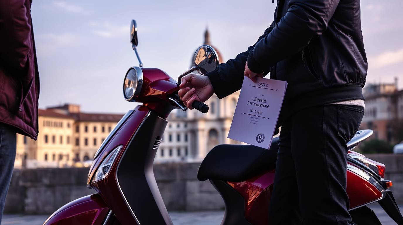 passaggio di proprietà scooter 50 targa 6 cifre