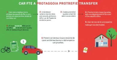 Immagine di auto e una casa con informazioni sull'articolo con la bandiera italiana sullo sfondo