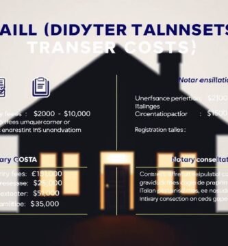 Immagine del titolo dell'articolo insieme alle informazioni sullo spostamento di una proprietà accanto a una casa sullo sfondo